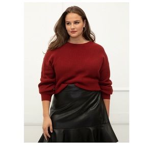ELOQUII Elements Twist Back Sweater